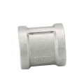 Socket banded stainless steel pipe fittings screwed threaded